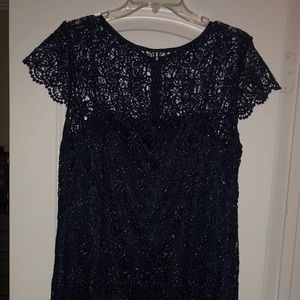 Navy blue formal dress